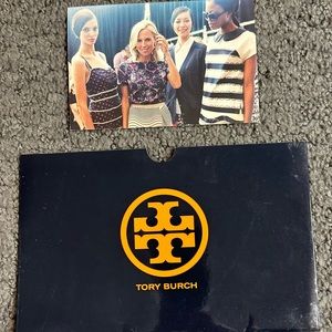 Tory Burch Receipt Holder & Foundation Charity Buzz Auction Card